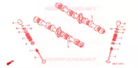 ARBRE A CAMES   SOUPAPE pour Honda CB 1300 BLUE de 2005