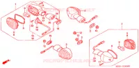 CLIGNOTANT pour Honda CB 1300 BLUE de 2005