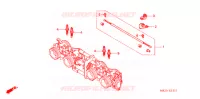 CORPS DE PAPILLON (COMPOSANTS) pour Honda CB 1300 BLUE de 2005