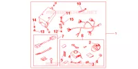 ALARME pour Honda CB 1300 SUPER FOUR WHITE de 2008