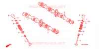 ARBRE A CAMES   SOUPAPE pour Honda CB 1300 SUPER FOUR WHITE de 2008