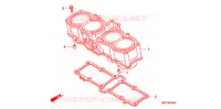 CYLINDRE pour Honda CB 1300 SUPER FOUR WHITE de 2008