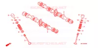 ARBRE A CAMES   SOUPAPE pour Honda CB 1300 SUPER FOUR WHITE de 2008