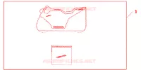 HOUSSE DE PROTECTION D'INTERIEUR pour Honda CBR 600 RR de 2008