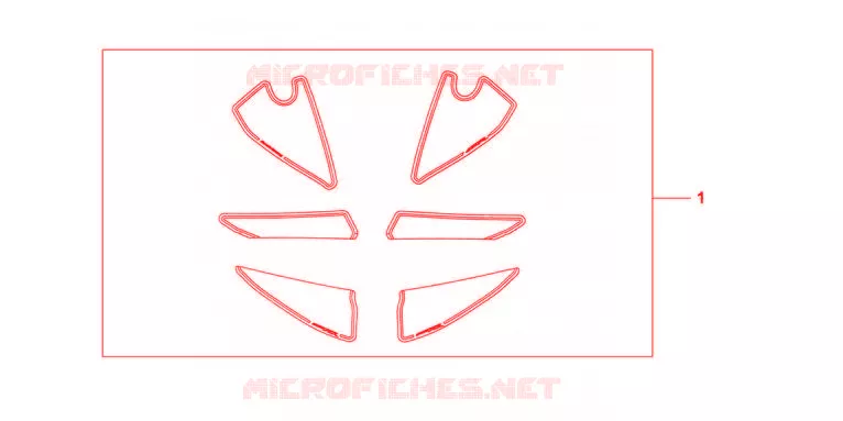 KIT DECO RACING Honda MOTO 600 CBR 2008  CBR600RR8