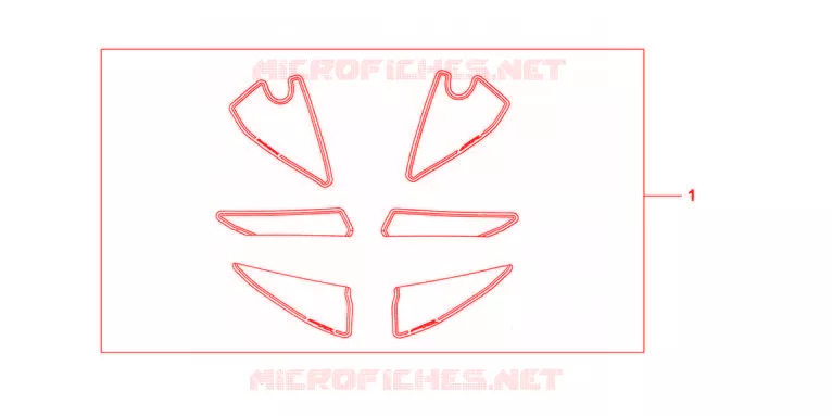 KIT DECO RACING Honda MOTO 600 CBR 2008  CBR600RR8