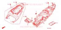 CARENAGES ARRIERE pour Honda CBR 600 RR de 2008