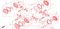 CLIGNOTANT (1) pour Honda CBR 600 RR de 2008