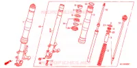FOURCHE pour Honda CBR 600 RR de 2008