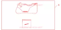 HOUSSE DE PROTECTION D'INTERIEUR pour Honda CBR 600 RR de 2008