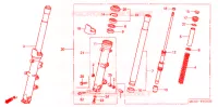 FOURCHE pour Honda PAN EUROPEAN 1300 ABS de 2006