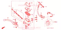 MAITRE CYLINDRE DE FREIN AVANT (ST1300A) pour Honda PAN EUROPEAN 1300 ABS de 2006
