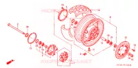 ROUE ARRIERE pour Honda PAN EUROPEAN 1300 ABS de 2006