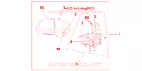TOP CASE 45L pour Honda PAN EUROPEAN 1300 ABS de 2006