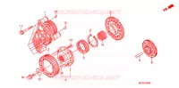 ROUE LIBRE DE DEMARREUR pour Honda PAN EUROPEAN 1300 ABS de 2012