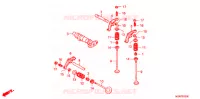 ARBRE A CAMES   SOUPAPE (AVANT) pour Honda VT 750 S de 2011