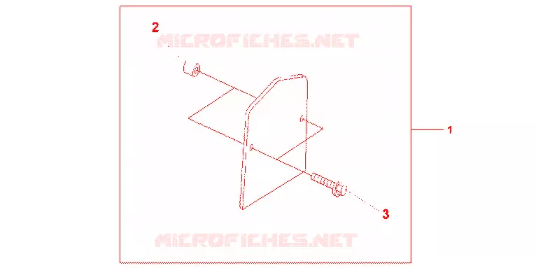 EMBLEME DOSSERET Honda MOTO 750 VT 2011  VT750SB