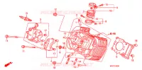 CULASSE DE CYLINDRE AVANT pour Honda 125 VARADERO de 2010