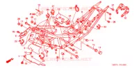 CARROSSERIE DE CHASSIS  pour Honda XL 1000 VARADERO de 2003