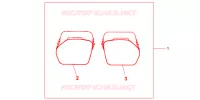 SAC INTERIEUR DE VALISE pour Honda XL 1000 VARADERO de 2003