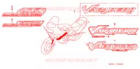 MARQUE  pour Honda XL 1000 VARADERO de 2003