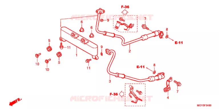 RADIATEUR D'HUILE Honda MOTO 800 CROSSRUNNER 2012  VFR800XC