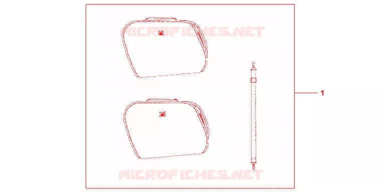 SAC INTERIEUR DE VALISE Honda MOTO 800 CROSSRUNNER 2012  VFR800XC