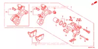 ETRIER DE FREIN ARRIERE pour Honda CBR 1000 RR BLACK de 2014