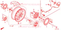ROUE ARRIERE pour Honda CBR 1000 RR BLACK de 2014