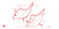COUVERCLES LATERAUX pour Honda CB 500 de 2000