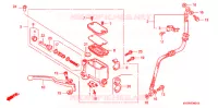 MAITRE CYLINDRE DE FREIN AVANT (2) pour Honda CB 500 de 2000