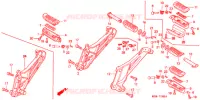 REPOSE PIED pour Honda CB 500 de 2000