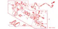 ETRIER DE FREIN ARRIERE pour Honda CB 1300 ABS FAIRING de 2005