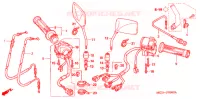 COMMODO   LEVIER   CABLE pour Honda CB 1300 ABS FAIRING de 2005