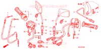 COMMODO   LEVIER   CABLE pour Honda CB 1300 ABS, TETE DE FOURCHE de 2007