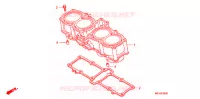CYLINDRE pour Honda CB 1300 ABS, TETE DE FOURCHE de 2007