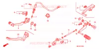 PEDALE pour Honda CB 1300 ABS, TETE DE FOURCHE de 2007