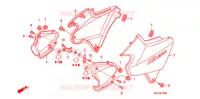 COUVERCLES LATERAUX pour Honda CB 1300 ABS FAIRING de 2008