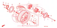 ROUE ARRIERE pour Honda CB 1300 ABS FAIRING de 2008