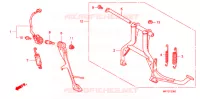 BEQUILLE pour Honda CB 1300 SUPER FOUR ABS de 2010