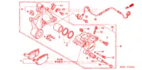 ETRIER DE FREIN ARRIERE pour Honda CB 1300 ABS de 2006