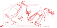 SELLE   CARENAGE ARRIERE pour Honda CB 1300 ABS de 2006