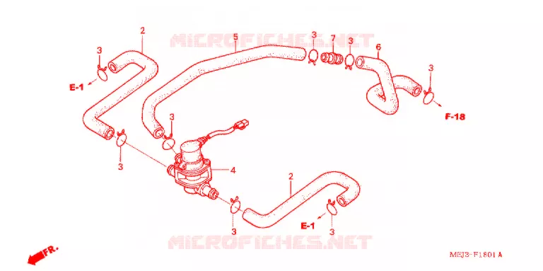 COMMANDE INJECTION D'AIR SOUPAPE Honda MOTO 1300 CB 2005  CB1300A5