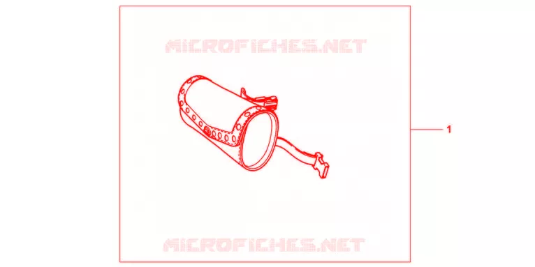 SACOCHE DE GUIDON CUIR (PLAIN) Honda MOTO 750 SHADOW 2008  VT750C8