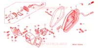FEU ARRIERE pour Honda SHADOW VT 750 AERO ABS de 2007