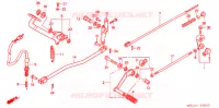 PEDALE pour Honda SHADOW VT 750 AERO ABS de 2007