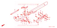 SILENCIEUX D'ECHAPPEMENT pour Honda SHADOW VT 750 AERO ABS de 2007