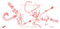 LEVIER DE GUIDON   CABLE   COMMODO pour Honda CBR 1000 RR FIREBLADE de 2009