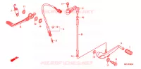 PEDALE pour Honda CBR 1000 RR FIREBLADE de 2009