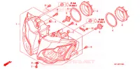 PHARE pour Honda CBR 1000 RR FIREBLADE de 2009